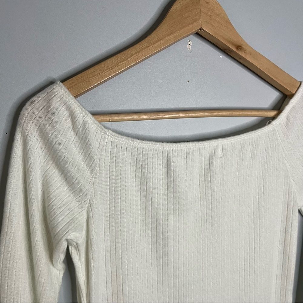Urban Outfitters Silence + Noise Cookie Cozy Off The Shoulder Midi Dress L NWT - Picture 15 of 16